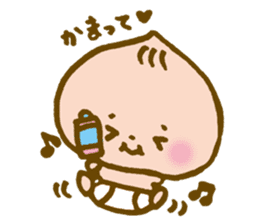 Babies dressed in the diaper sticker #1982661