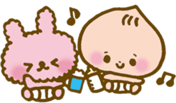 Babies dressed in the diaper sticker #1982662