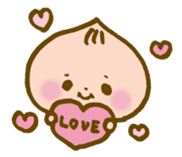 Babies dressed in the diaper sticker #1982666