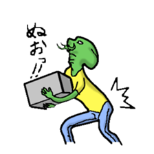 Aliens of the four seasons sticker #1982944