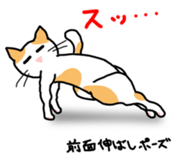 yoga cats sticker #1983866