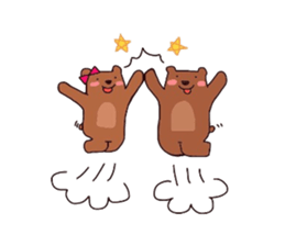 Lovely bears sticker #1984294