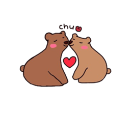 Lovely bears sticker #1984310