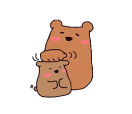 Lovely bears sticker #1984312