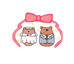 Lovely bears sticker #1984318