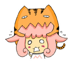 WaWa Cat & MeiMei Sheep sticker #1984841