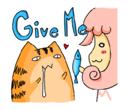 WaWa Cat & MeiMei Sheep sticker #1984842