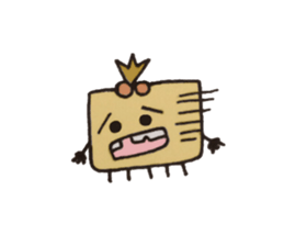 Ms. missing teeth (HANUKE-CHAN) sticker #1985526