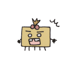 Ms. missing teeth (HANUKE-CHAN) sticker #1985528