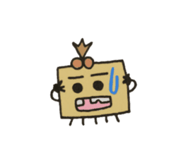 Ms. missing teeth (HANUKE-CHAN) sticker #1985530