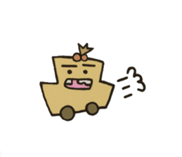 Ms. missing teeth (HANUKE-CHAN) sticker #1985539