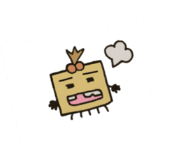 Ms. missing teeth (HANUKE-CHAN) sticker #1985540