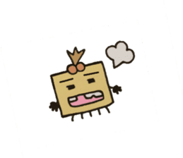 Ms. missing teeth (HANUKE-CHAN) sticker #1985540