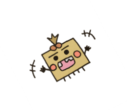 Ms. missing teeth (HANUKE-CHAN) sticker #1985541