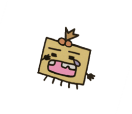 Ms. missing teeth (HANUKE-CHAN) sticker #1985542