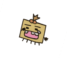 Ms. missing teeth (HANUKE-CHAN) sticker #1985542