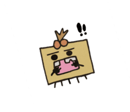 Ms. missing teeth (HANUKE-CHAN) sticker #1985543