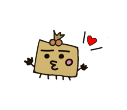 Ms. missing teeth (HANUKE-CHAN) sticker #1985545