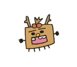 Ms. missing teeth (HANUKE-CHAN) sticker #1985546