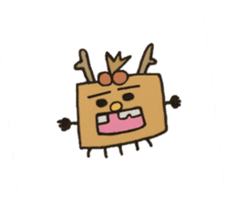 Ms. missing teeth (HANUKE-CHAN) sticker #1985546