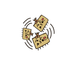 Ms. missing teeth (HANUKE-CHAN) sticker #1985547