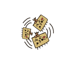 Ms. missing teeth (HANUKE-CHAN) sticker #1985547