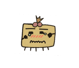 Ms. missing teeth (HANUKE-CHAN) sticker #1985550