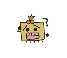 Ms. missing teeth (HANUKE-CHAN) sticker #1985551