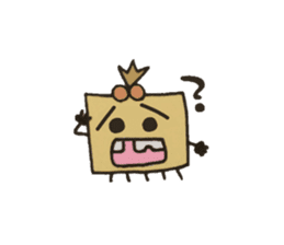 Ms. missing teeth (HANUKE-CHAN) sticker #1985551