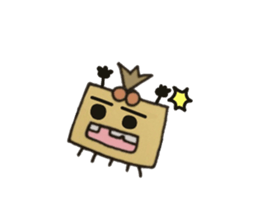 Ms. missing teeth (HANUKE-CHAN) sticker #1985555