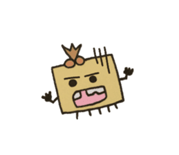 Ms. missing teeth (HANUKE-CHAN) sticker #1985559