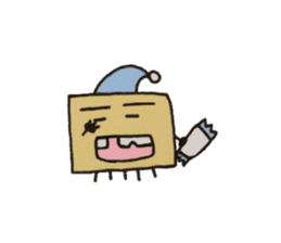 Ms. missing teeth (HANUKE-CHAN) sticker #1985563