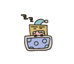 Ms. missing teeth (HANUKE-CHAN) sticker #1985564