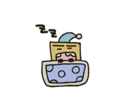 Ms. missing teeth (HANUKE-CHAN) sticker #1985564