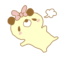 Ribbon bear princess sticker #1986246