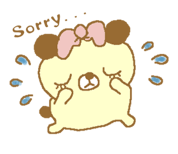 Ribbon bear princess sticker #1986249