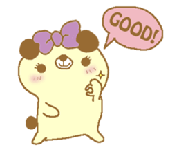 Ribbon bear princess sticker #1986260