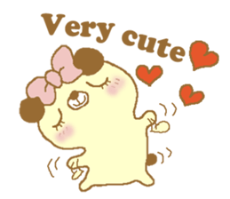 Ribbon bear princess sticker #1986261