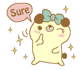 Ribbon bear princess sticker #1986267