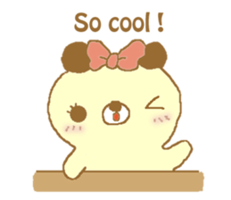 Ribbon bear princess sticker #1986269