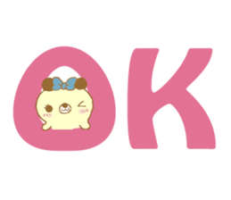 Ribbon bear princess sticker #1986272