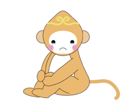 Cry Cry Monkey ! sticker #1986302