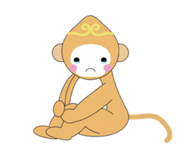 Cry Cry Monkey ! sticker #1986302