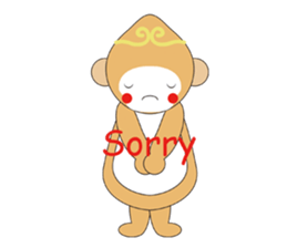 Cry Cry Monkey ! sticker #1986317