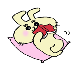 eyebrow-rabbit. sticker #1986616