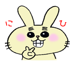 eyebrow-rabbit. sticker #1986618