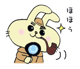 eyebrow-rabbit. sticker #1986627