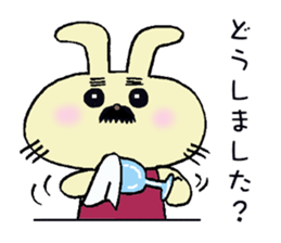 eyebrow-rabbit. sticker #1986634