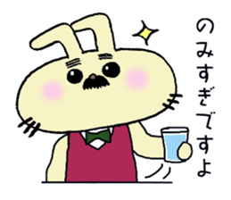 eyebrow-rabbit. sticker #1986636