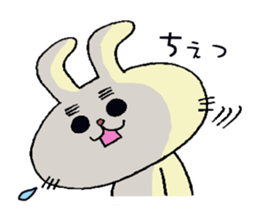 eyebrow-rabbit. sticker #1986642